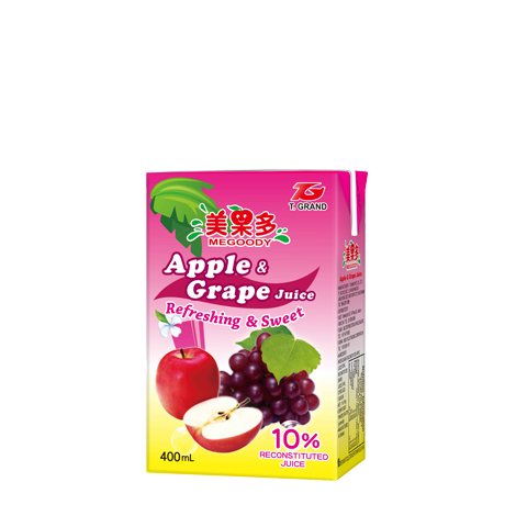 Megoody  Apple & Grape Juice 400ml