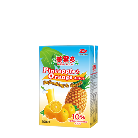 Megoody Pineapple & Orange Juice 400ml