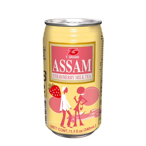 Assam Strawberry Milk Tea 340ml