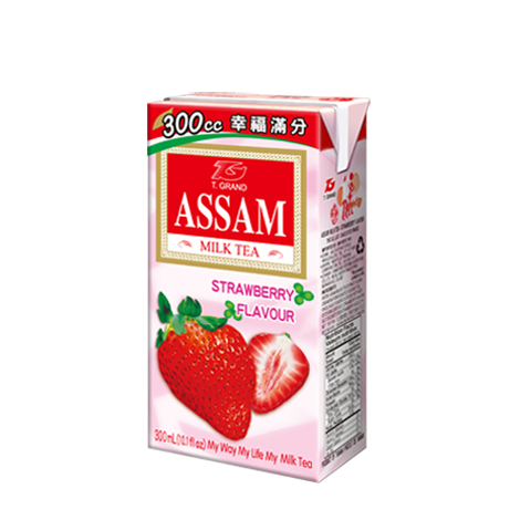 Assam Strawberry Milk Tea 300ml