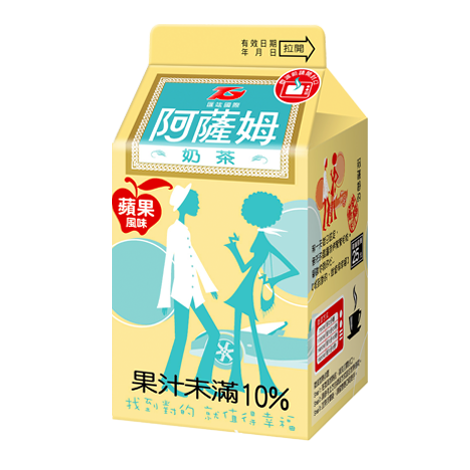 Assam Milk Tea-Apple Flavor 400ml