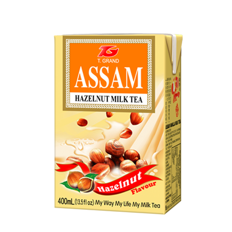 Assam Hazelnut Milk Tea 400ml