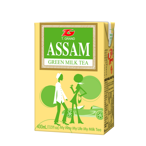 Assam Green Milk Tea 400ml