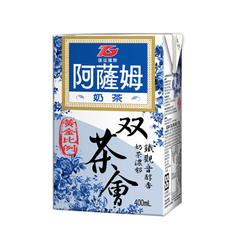 阿薩姆雙茶會奶茶 400ml