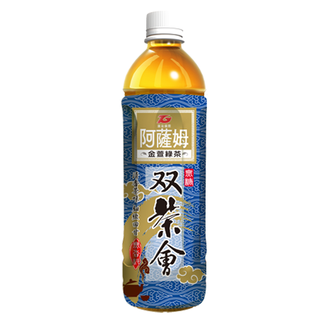 阿薩姆双茶會金萱綠茶(無糖) 580ml