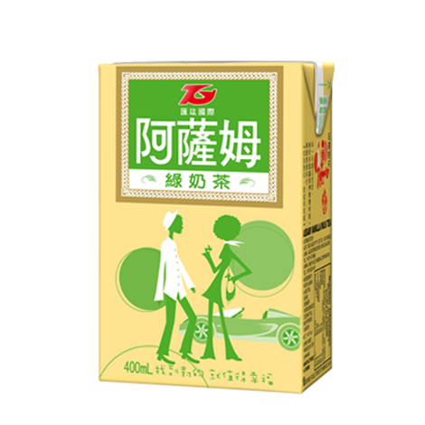 阿薩姆綠奶茶 400ml