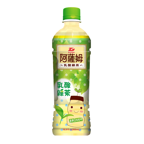 阿薩姆乳酸綠茶 500ml