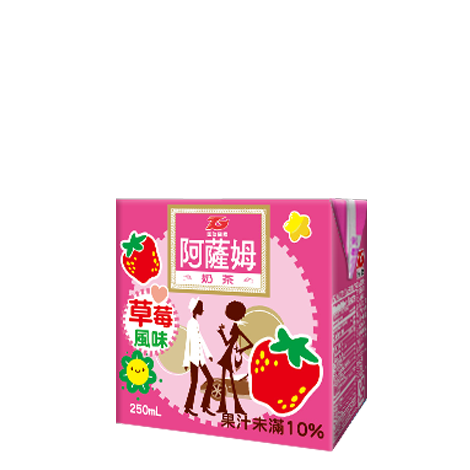 阿薩姆奶茶-草莓風味 250ml