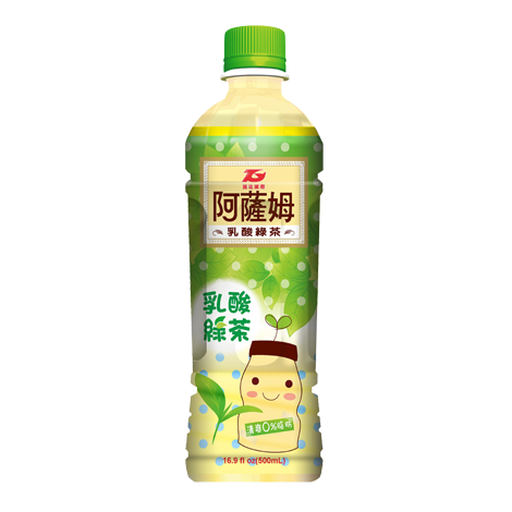 繁PET500乳酸綠茶