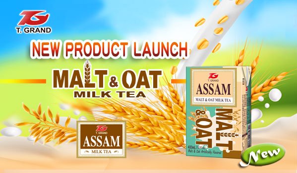 New Product Launch- Assam Malt and Oat Milk Tea 400ml